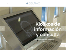Tablet Screenshot of ceurac.com